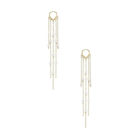 petit moments Copacabana Earrings Gold Womens Size OS - Picture 1 of 7